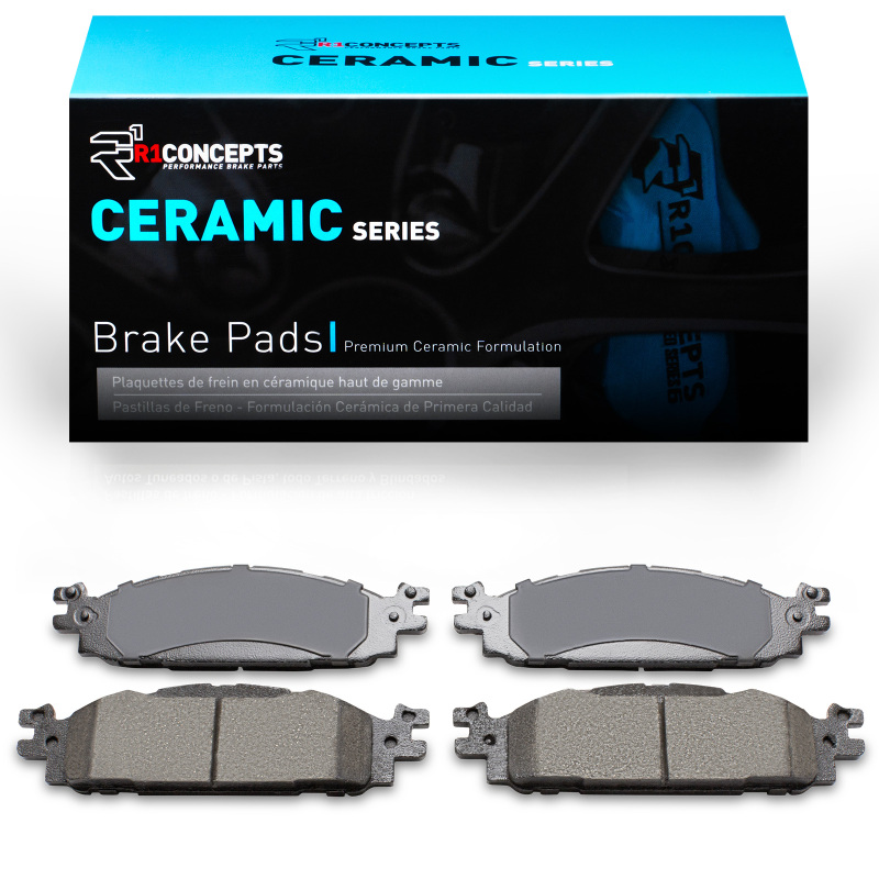Ford Taurus Brake Pads - Front - R1 Concepts - Ceramic - `09-`19